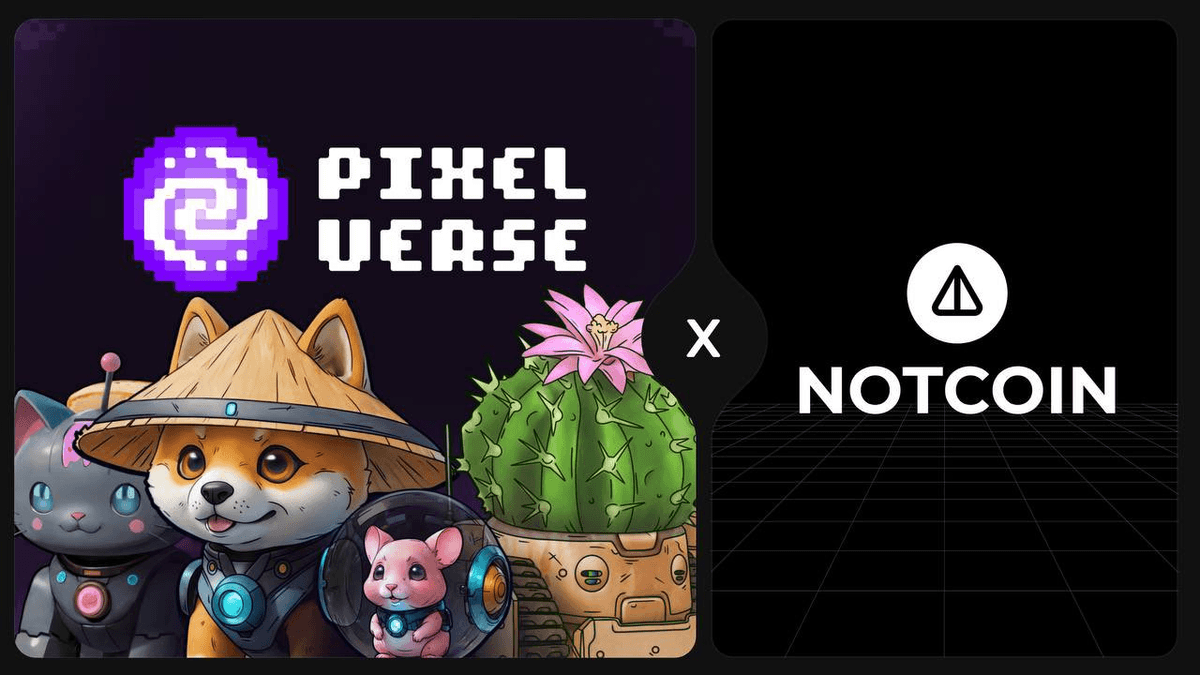 Pixelverse hợp tác với Notcoin