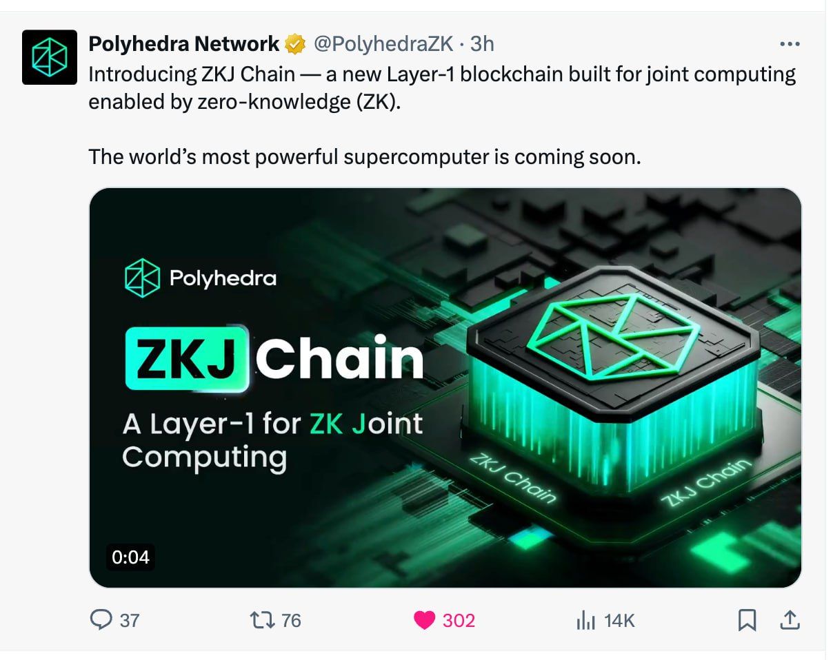 Polyhedra Network (ZKJ) ra mắt Layer 1 mới mang tên ZKJ Chain