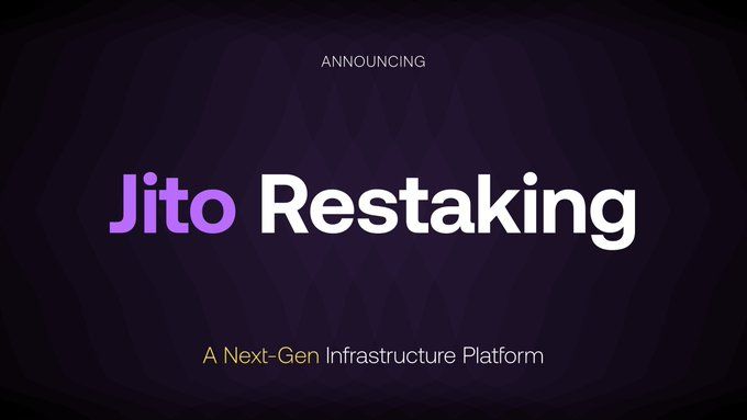 Jito mới công bố triển khai mô hình Restaking vào ngày 25/07 vừa qua