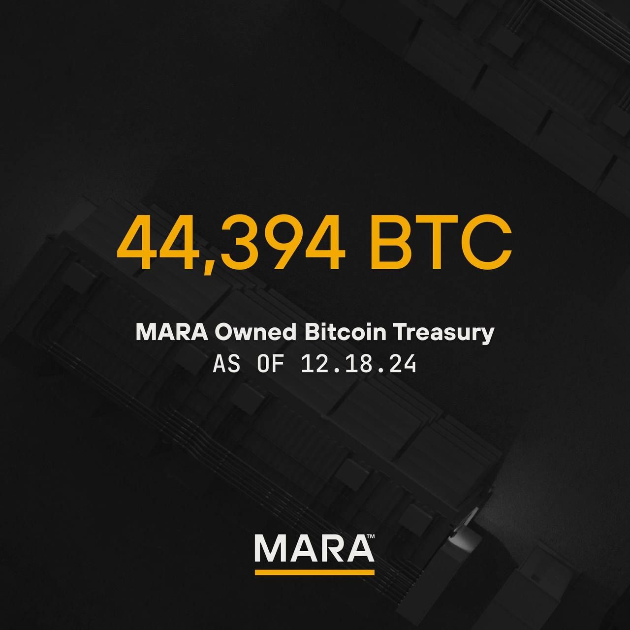 MARA Holdings mua thêm số BTC trị giá hơn 1.5 tỷ USD trong nửa đầu tháng 12 năm 2024