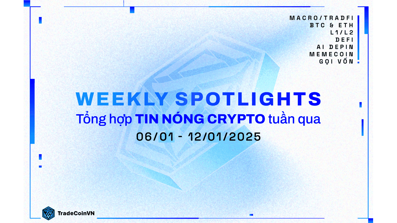 Weekly recap: Tổng hợp tin tức Crypto hot nhất tuần qua (06/01 - 12/01/2025)