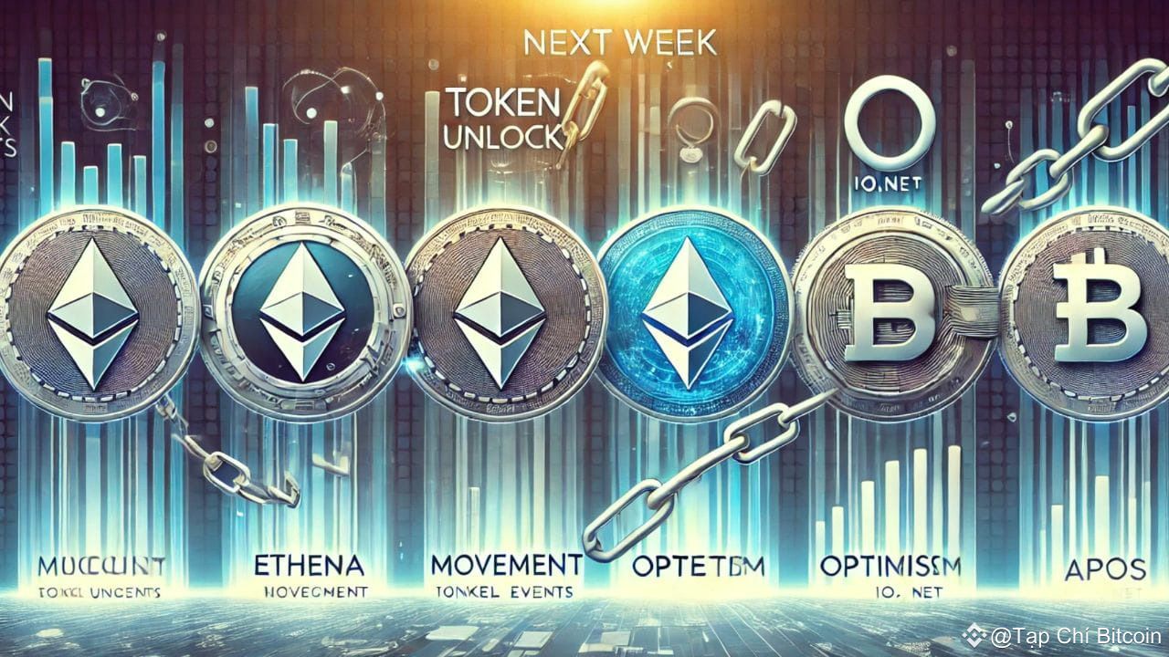 Lịch unlock token đáng chú ý nhất tuần tới (03/02 - 09/02/2025)