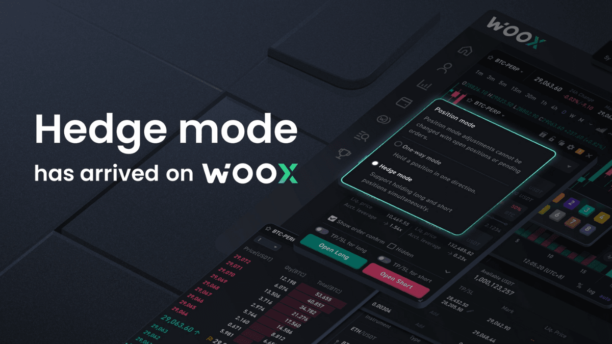 Tính năng Hedge mode đã có mặt trên sàn giao dịch WOO