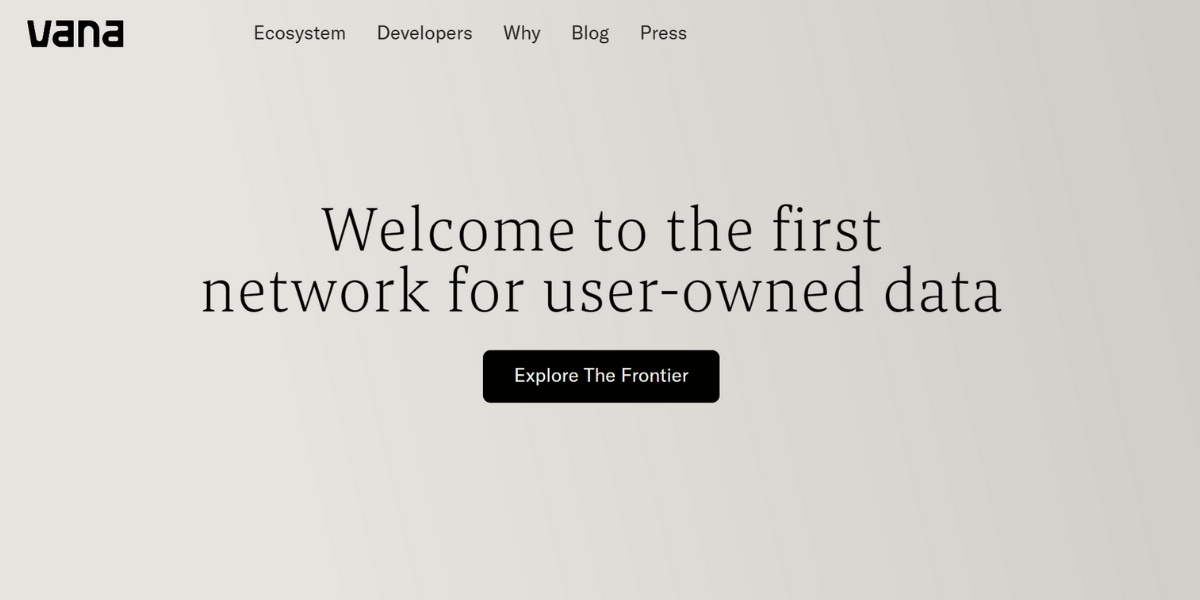 Vana - Nền tảng đầu tiên dành cho user-owned data