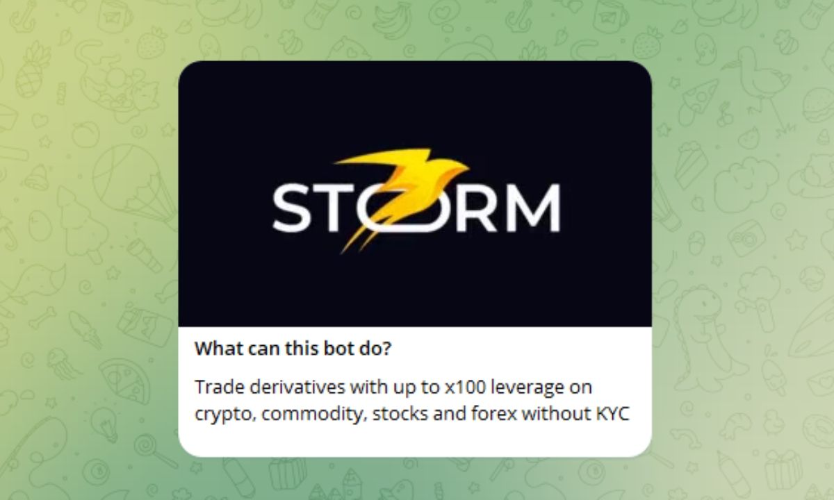 Storm Trade phiên bản Telegram bot