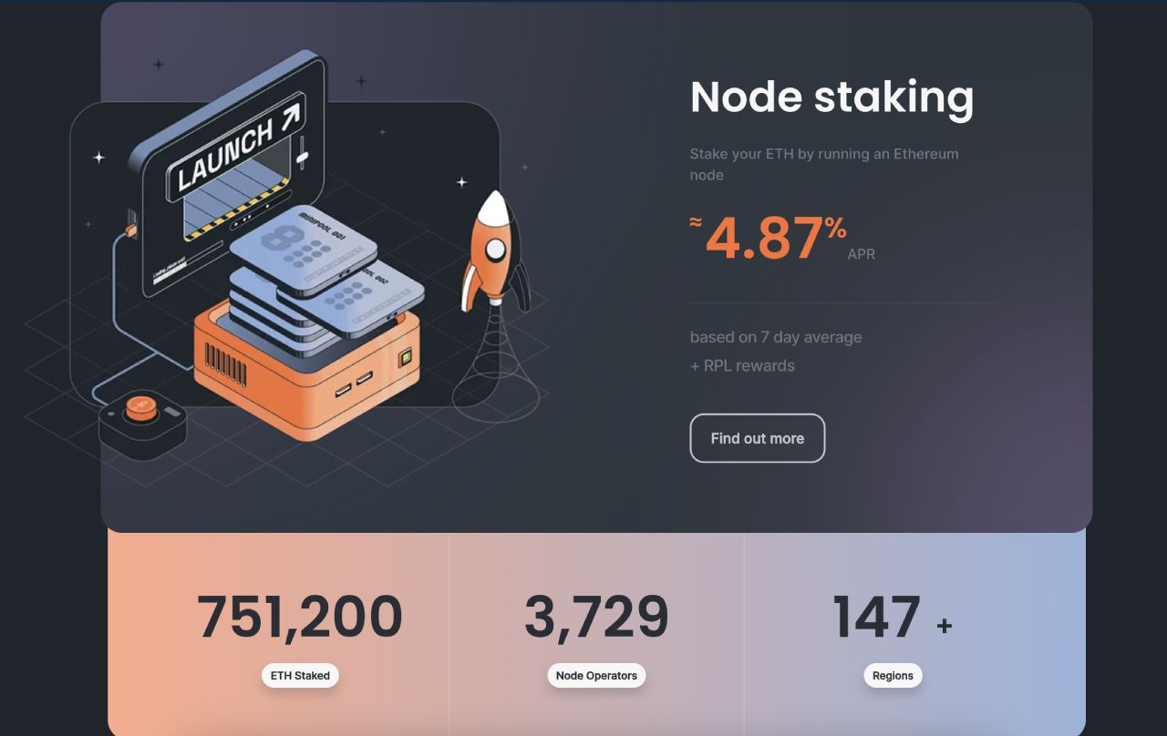 Rocket Pool là nền tảng Staking uy tín top đầu thị trường hiện nay