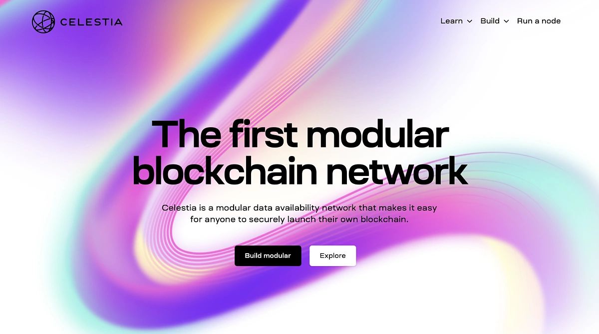 Celestia dự án modular data availability đầu tiên ra mắt thị trường