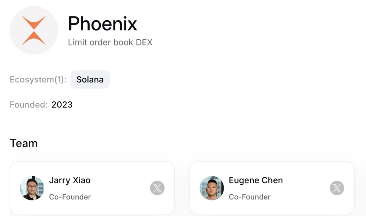 Đội ngũ thành lập Phoenix