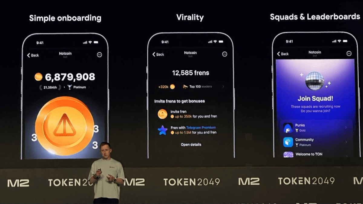 Notcoin dẫn đầu sự “bùng nổ” của hệ sinh thái TON