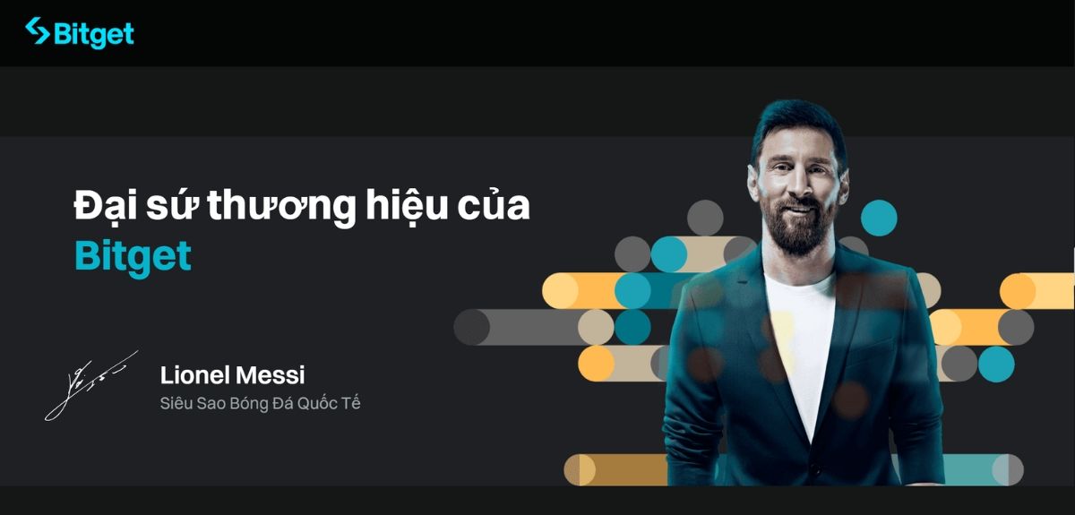 Lionel Messi là đại sứ thương hiệu cho sàn giao dịch Bitget