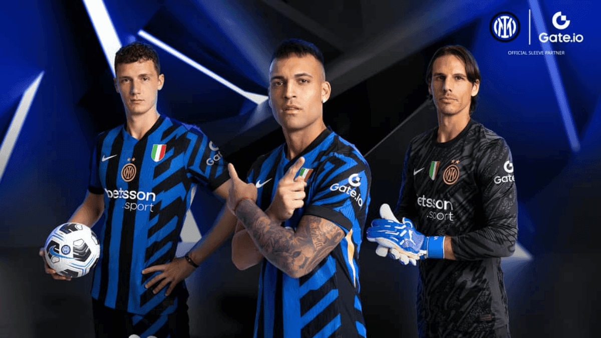 Gate là nhà tài trợ tay áo cho câu lạc bộ bóng đá Inter Milan