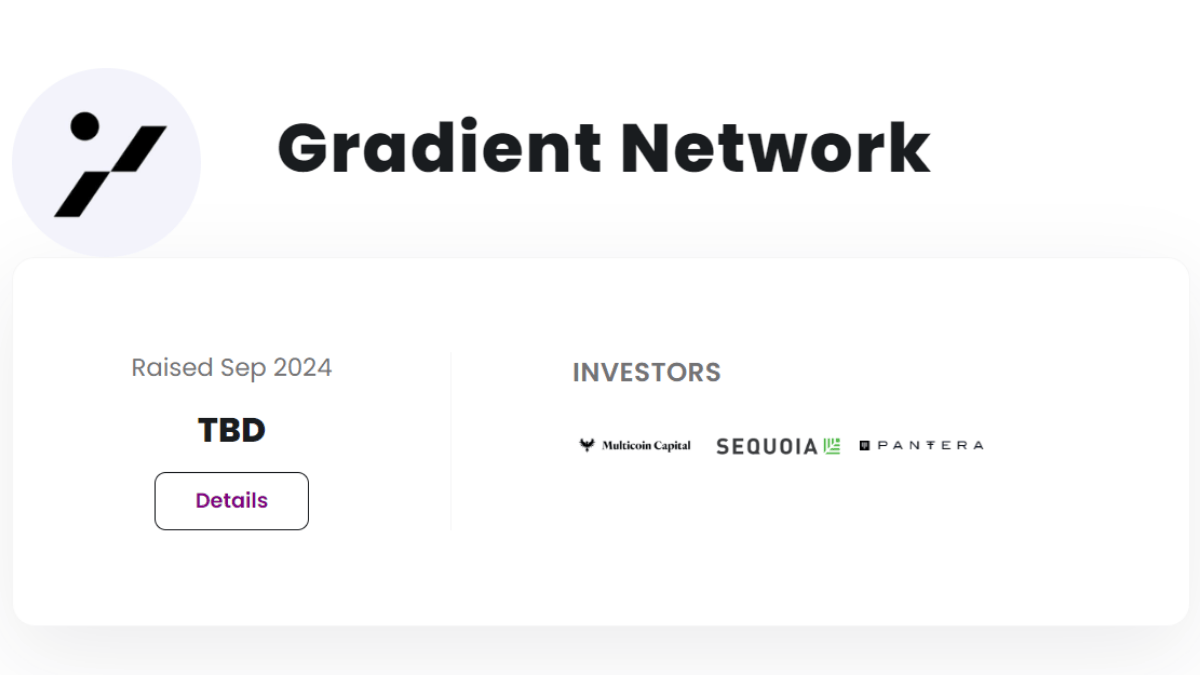 Các nhà đầu tư của Gradient Network