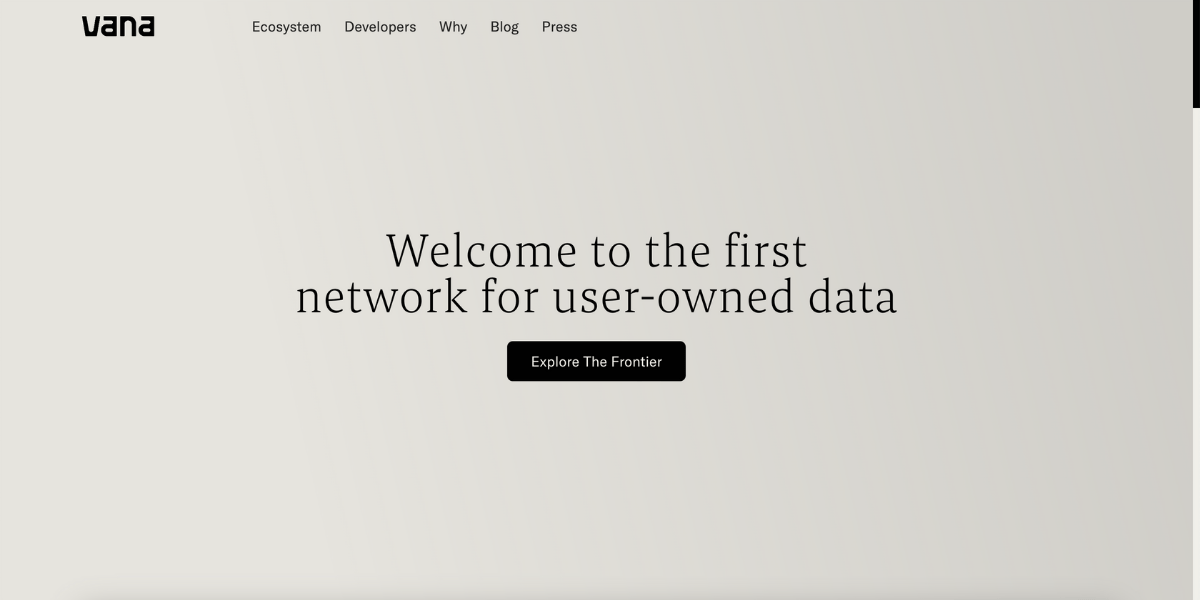 Vana - Mạng lưới user-owned data dành cho AI