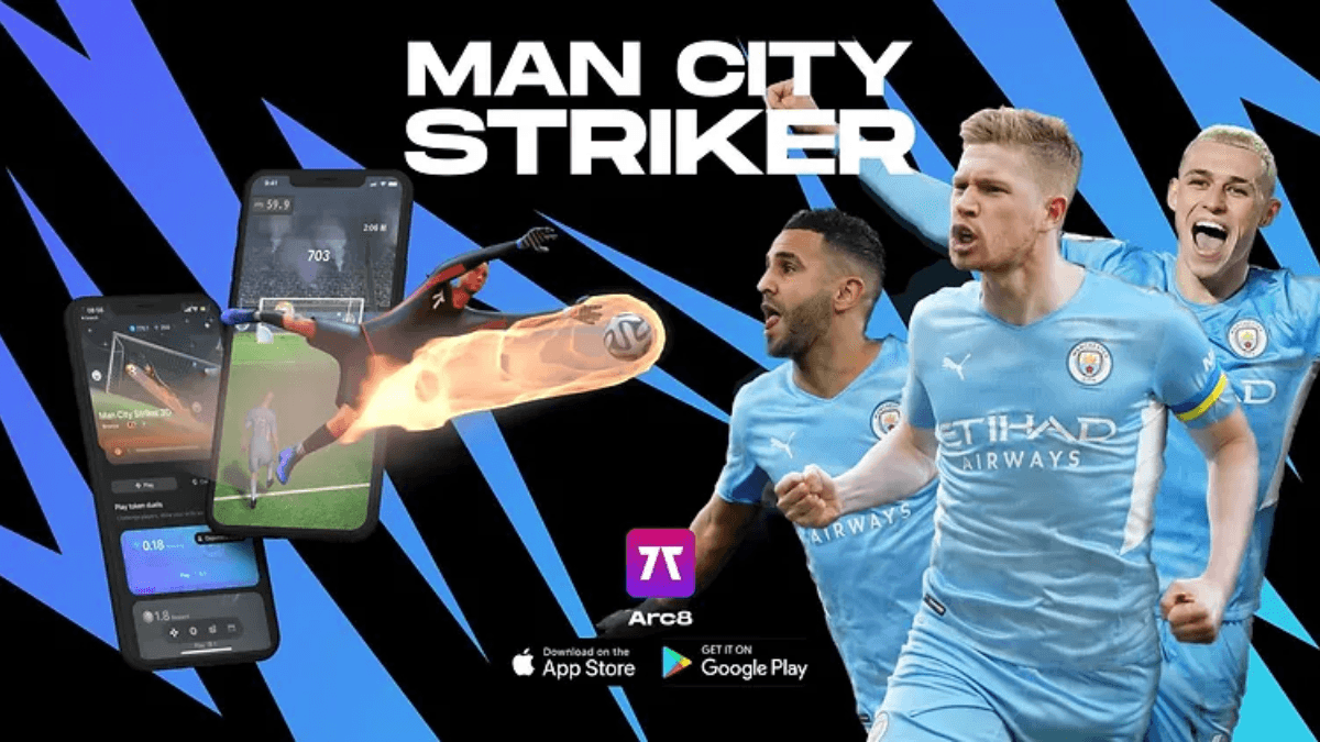 Man City Striker - sản phẩm từ lần hợp tác giữa Manchester City và GAMEE