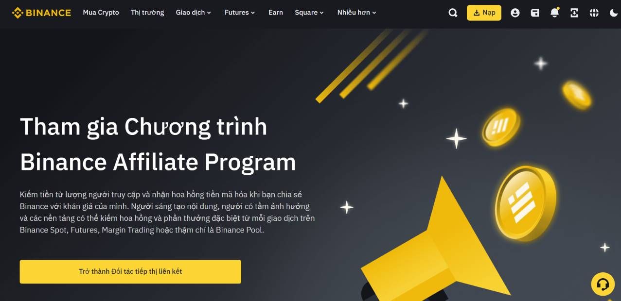 Chương trình Affiliate Marketing của Binance