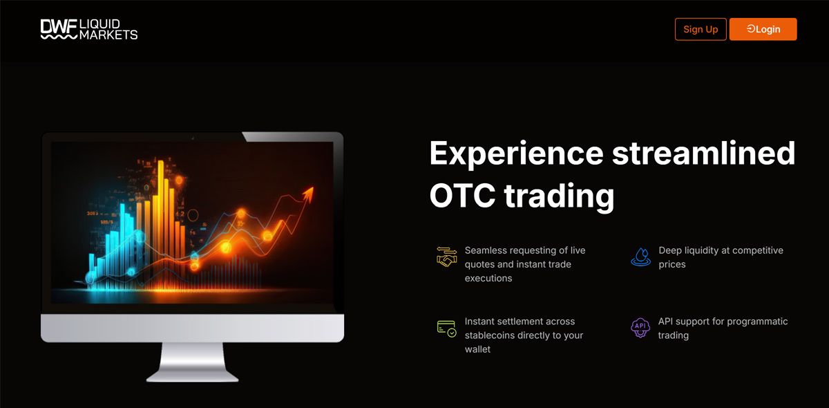 Nền tảng OTC Trading của DWF Labs