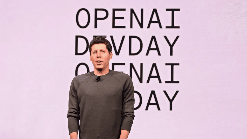 Sam Altman tại sự kiện OpenAI DevDay