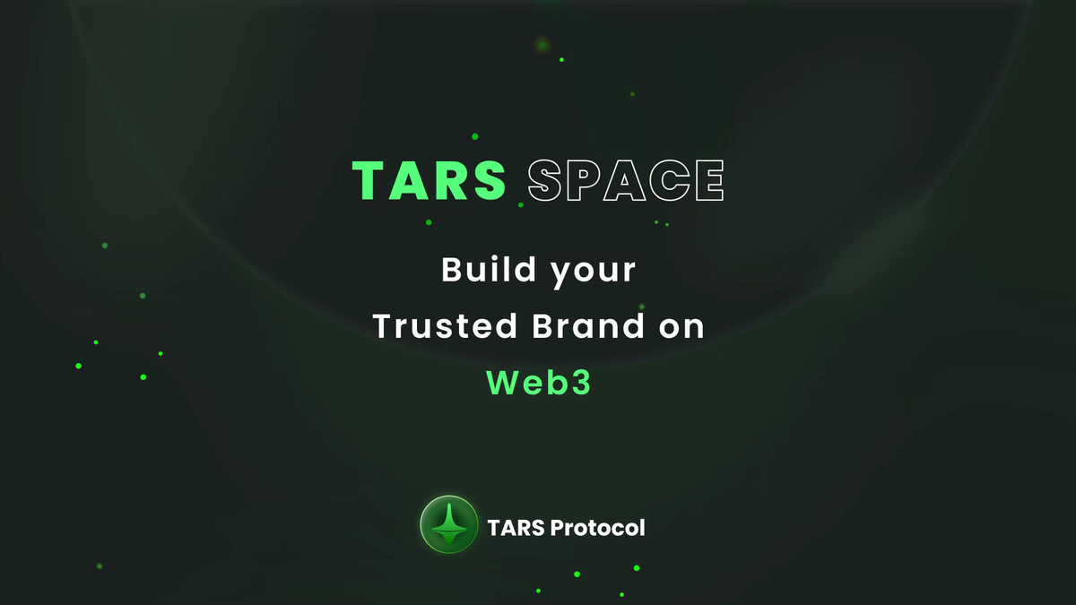 TARS Space là tính năng tạo hồ sơ thương hiệu trên môi trường Web3