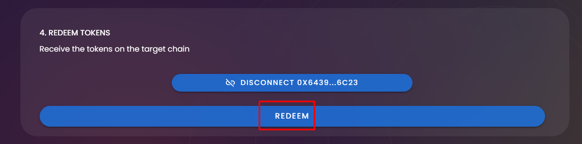 Bấm Redeem